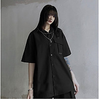 Áo SƠ MI ILLUMINATI Unisex N7 Basic Nam Nữ tay lỡ Oversize form rộng mùa hè phong cách Hàn Quốc Ullzang