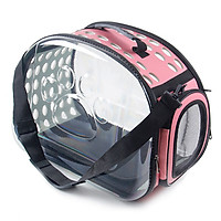 Factory Outlet Pet Bag Outgoing Carry Bag Transparent Bag Dog Cage Breathable Cat Backpack Cat Supplies Small black
