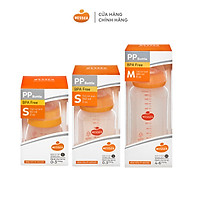 Combo 3 bình sữa PP Wesser 60ml 140ml và 250ml