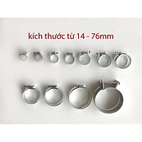 Cổ dê xiết ốc , Đai xiết ống từ 14 đến 60mm