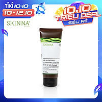 Sữa Rửa Mặt Điều Tiết Bã Nhờn SKINNA - Oil-Control Cleansing Cream 100 gr