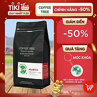 Cà phê bột Arabica Cầu Đất 500g nguyên chất 100% Coffee Tree thơm nồng, vị nhẹ, gu tây