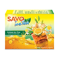 Trà SAVO Ice Tea Chanh (Lemon Ice Tea) - Hộp 16 gói x 15g