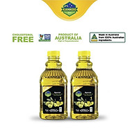 2 chai dầu Oliu hạt cải Kankoo loại 1 lít - Dầu ăn nhập khẩu Úc cực tốt cho sức khỏe - nấu gì cũng ngon