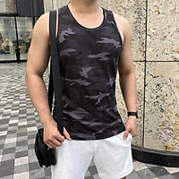 Siêu Hot và Mát cùng áo Ba Lỗ Lính Rằn Ri Tanktop Army Camo Chất Cotton 100% xịn xò