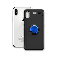 Ốp điện thoại Iphone X / XS - Chất liệu TPU Carbon Silicone mềm mại, chống bẩn - Iring màu xanh - Hàng Chính Hãng