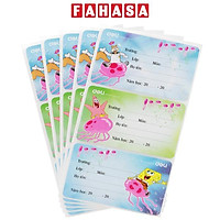 Nhãn Vở Học Sinh 3 Ô - Deli CA904 (15 Nhãn)