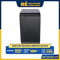 Máy giặt cửa trên Aqua 10kg AQW-U100FT(BK) 2021- Hàng chính hãng (chỉ giao HCM)