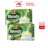 Combo 2 hộp Trà matcha sữa Blendy 170g