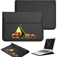Chống Nước Laptop 11 12 13 15 Inch Cho MacBook Air Pro Huawei Dell Hp Mac Book Máy Tính Da Pu tay Bao Phụ Kiện