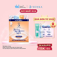Mặt nạ dưỡng da đàn hồi và sáng mịn Senka Perfect Aqua Bouncy Mask Bouncy Bright 23g