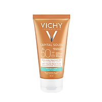 Kem Chống Nắng Không Gây Nhờn Rít Không Màu SPF50 Vichy Capital Soleil SPF50 Face Dry Touch (50ml) -100516689