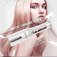 Máy uốn tóc tự động 6 mức điều chỉnh nhiệt độ cao cấp KEMEI RH 01A dùng pin sạc