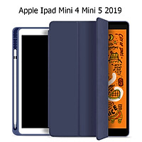 Bao Da Cover Dành Cho Apple Ipad Mini 4 Mini 5 2019 Có Khe Cho Apple Pencil Hỗ Trợ Smart cover