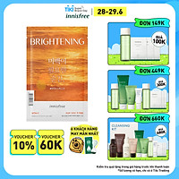 Mặt nạ dưỡng sáng da innisfree Brightening Moment For Skin Mask (VITA C) 25ml - 131173440x