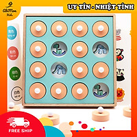 Lật Hình Gỗ Tìm Cặp Giống Nhau Cho Bé || Montessori cao cấp || Đồ chơi Gỗ - Giáo dục - An toàn - Thông minh