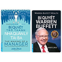 Sách - Combo Bí quyết trở thành nhà quản lý tài ba + Bí quyết Warren Buffet - FirstNews