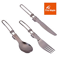 Bộ thìa dĩa dao gấp gọn Fire-Maple FMT-803 phù hợp với cắm trại, dã ngoại, đi rừng