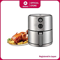 Nồi chiên không dầu inox Mishio MK199 4.5L - Màu bạc - Hàng chính hãng
