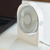 Desk Fan USB Rechargeable Quiet 2000mAh Battery Personal Space Tilting
