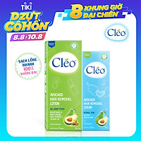 Bộ đôi Kem tẩy lông Cléo da thường 50g và Lotion Tẩy Lông Cléo 90ml