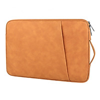 Túi chống sốc laptop SmileBox 2 ngăn có quai xách đứng, vân da mịn chống thấm cho macbook pro, laptop 13 inch, 14 inch, 15 inch, 15.6 inch- Hàng chính hãng