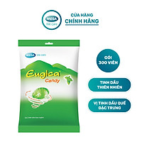 Kẹo Ngậm Thảo Dược Giảm Ho Eugica Candy (Túi/300 Viên) - Hàng Chính Hãng