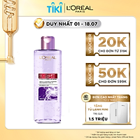 Nước tẩy trang siêu cấp ẩm & Giảm nếp nhăn L'Oreal Paris Pure Revitalift Hyaluronic Acid 1.5% 400ml