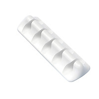 Set 5 Khay Silicone Giữ Dây Cáp Sạc Xiaomi Bcase Để Bàn Làm Việc / Gắn Tường Tiện Lợi
