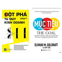 Combo 2 Cuốn: Mục Tiêu (Quá Trình Liên Tục Hoàn Thiện) + Đột Phá Tư Duy Kinh Doanh