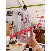 chai trà sửa 1 lít 1000ml nắp đen/trắng/màu