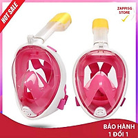 Mặt nạ mặt, kính lặn biển, mặt nạ lặn biển kèm ống thở - Mặt nạ lặn biển Fullface Snorkeling chính hãng
