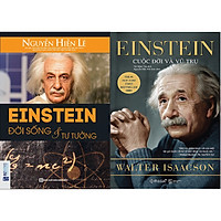 Bộ Sách Về Cuộc Đời Và Tư Tưởng Của Albert Einstein - Nhà Khoa Học Vĩ Đại Nhất Thế Giới ( Einstein - Đời Sống Và Tư Tưởng + Einstein - Cuộc Đời Và Vũ Trụ ) tặng kèm bookmark Sáng Tạo