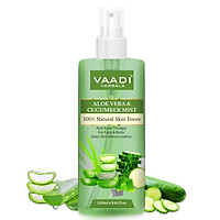 Toner nha đam dưa chuột Vaadi Herbals Aloe Vera Cucumber Mist 250 ml
