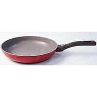 Chảo Hoa Cúc Họa Mi phủ 7 lớp Ceramic chống dính Happy Home Pro màu ĐỎ- Size 24