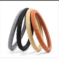 Bọc vô lăng pu phủ da cao cấp zai 38 cho các dòng xe hơi