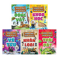 Combo Khám Phá Về Những Bí Ẩn Về Đông Vật + Khoa Học + Trái Đất + Vũ Trụ +Nhân Loại