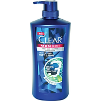 Dầu tắm gội Clear Men 3 trong 1 mát lạnh 630g - 42881