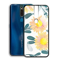 Ốp Lưng Kính Cường Lực cho điện thoại Oppo F11 Pro - 0359 7814 CUCHOAMI06 - Cúc Họa Mi - Hàng Chính Hãng