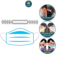 Dây đeo khẩu trang nhựa TPR giảm đau và bảo vệ vành tai, chống rớt kính 8 nấc điều chỉnh chiều dài_BuyBox_BBPK187