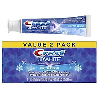 Lốc 2 cây kem đánh răng trắng răng Crest 3D White Arctic Fresh Whitening 116g (Mỹ)