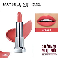 Son Lì Siêu Nhẹ Môi Maybelline New York Color Sensational Powder Matte 3.9g - Màu Cam 05 Avenue C