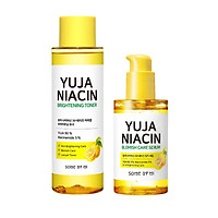 Combo dưỡng trắng da, mờ thâm Some By Mi Yuja Niacin (Toner, serum)