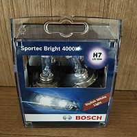 Bóng Đèn Tăng Sáng Chính Hãng Bosch H7 12V 55W Sportec Bright 4000K (Hộp 2 Bóng)