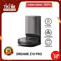 Robot hút bụi, lau sàn thông minh Dreame Bot Z10 Pro - Lực Hút 4000Pa-Bản Quốc Tế - Hàng Chính Hãng