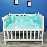 Nệm quây cũi và ga vải bọc đệm cũi cho bé GoldCat