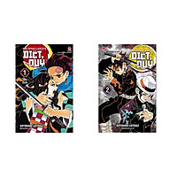 Combo Thanh Gươm Diệt Quỷ Tập 1 + 2 (02 cuốn)