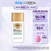 Kem chống nắng mịn nhẹ bảo vệ da chống lão hóa L’Oreal Paris UV Defender 50ml