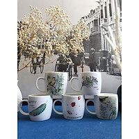 TÁCH CAFF, LY CAFE, LY CAPUCHINO, LY CÓ ẢNH DECAN, CỐC TRÀ SỮA, TÁCH SỨ TRÀ ĐÁ BÁT TRÀNG, CỐC ĐÁNH RĂNG