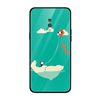 Ốp kính cường lực in họa tiết thả diều dành cho điện thoại Oppo K3